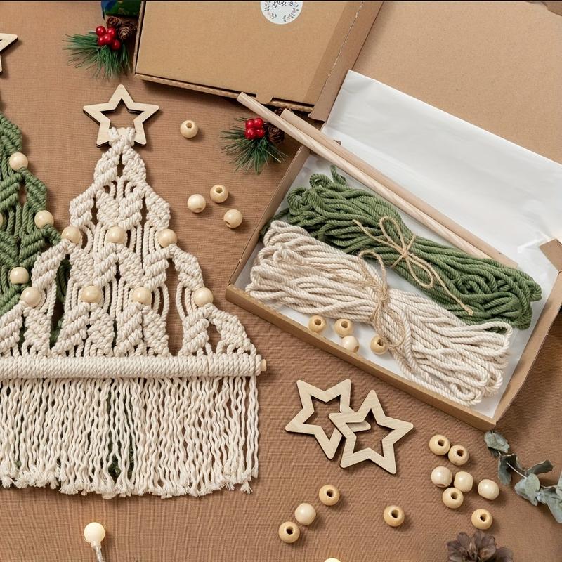 Woven Christmas Tree DIY Kit Christmas Crafts Gift Kit Perfect Holiday Gift for Family and Friends