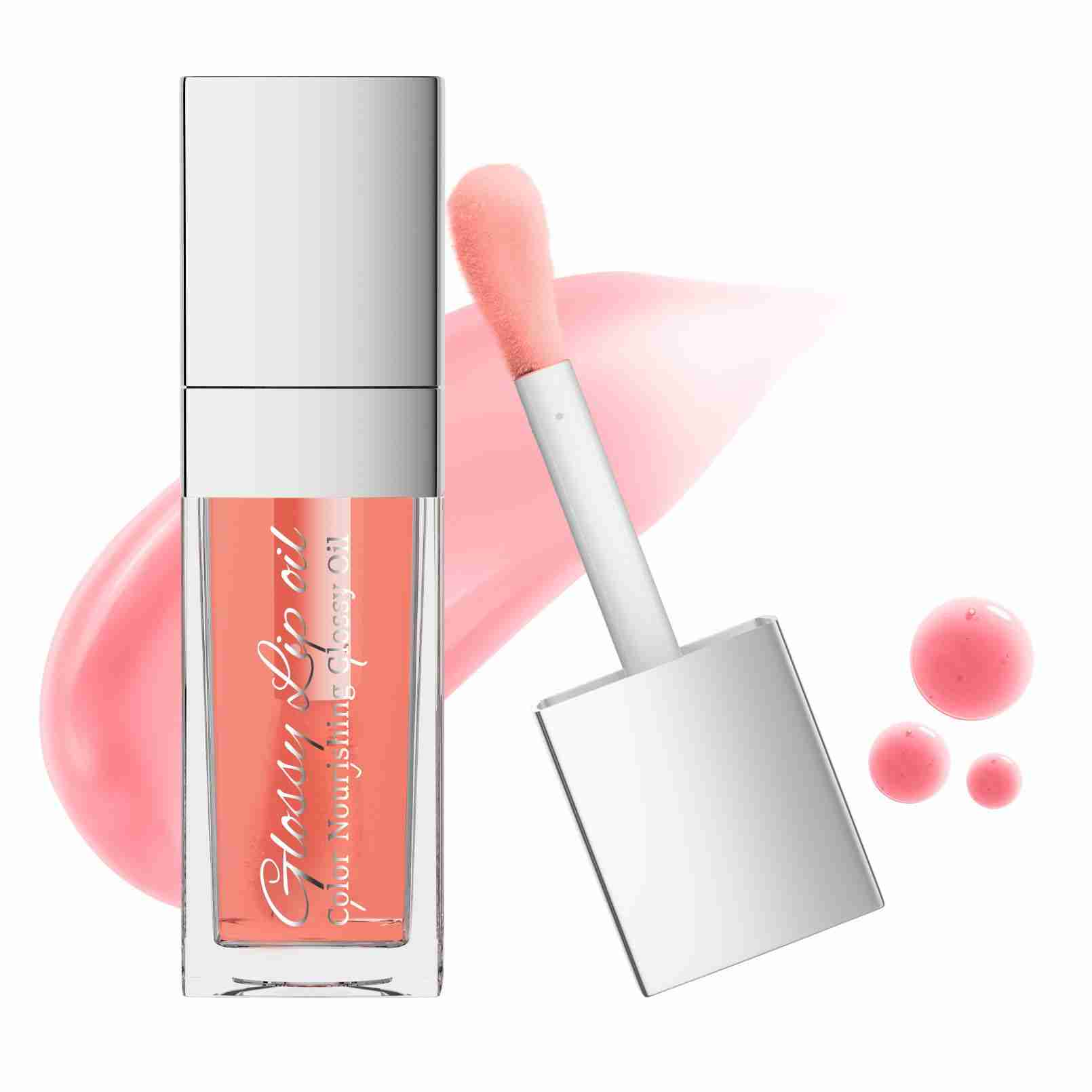 Moisturizing Lip Gloss, 1 Count Long Lasting Lip Glaze, Glossy Lip Glaze Stick, Plumping Lip Oil Lip Stick for Girls & Women