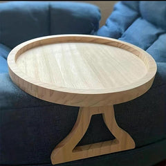 Sofa Arm Tray Table Clip Bamboo Flexible and Foldable Wide Table Ideal for Cell Phones, Cups, Fruits or Snacks