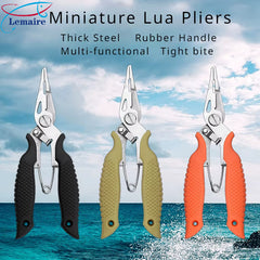 Micro-object Luya pliers stainless steel fishing line cutters fishing tools non-slip fishing pliers multi-function powerful wire cutters/ring openers portable rust-proof fishing tool set