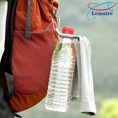 Silicone Sports Kettle Buckle Outdoor Carabiner Water Bottle Holder Towel Hook Clip Backpack Hanger Camping Hiking Cycling Tool