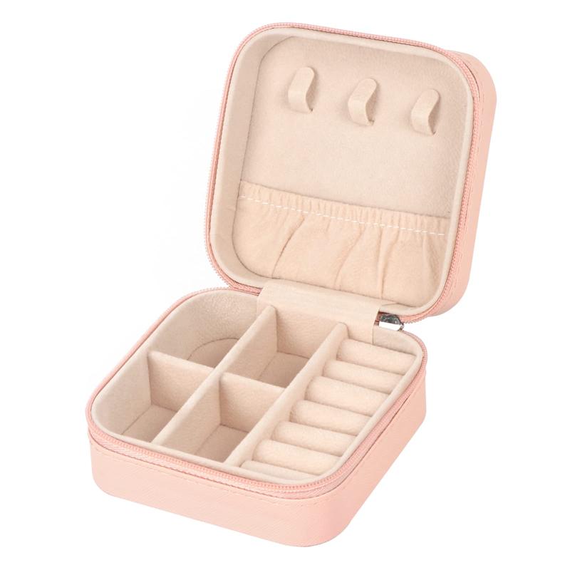 Travel Jewelry Organizer, Portable Small Jewelry Storage Case forHome and Travel Use, Jewelry Box for Earrings Necklace Rings Lipstick Storage, Women's Gift Sets