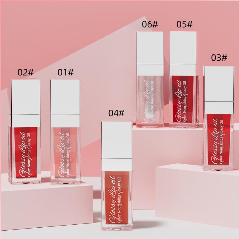 Moisturizing Lip Gloss, 1 Count Long Lasting Lip Glaze, Glossy Lip Glaze Stick, Plumping Lip Oil Lip Stick for Girls & Women