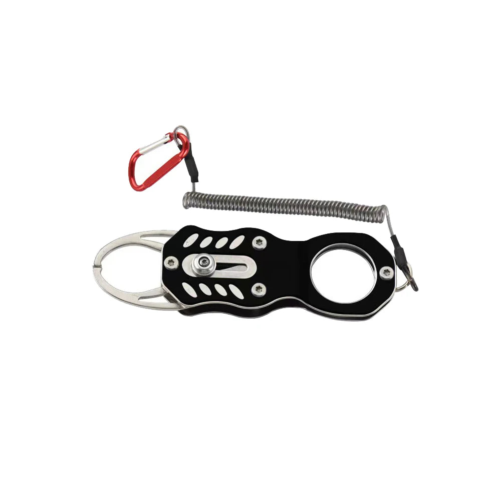 Fishing clamp tool mini lock fish clamp stainless steel fishing clamp lip clamp tool portable lure fish control fishing tool hook remover