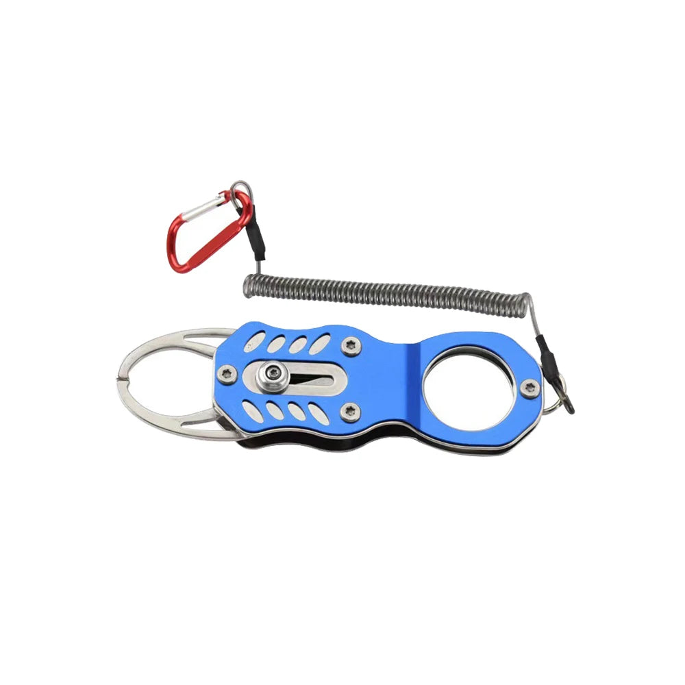 Fishing clamp tool mini lock fish clamp stainless steel fishing clamp lip clamp tool portable lure fish control fishing tool hook remover