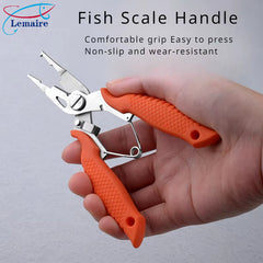 Micro-object Luya pliers stainless steel fishing line cutters fishing tools non-slip fishing pliers multi-function powerful wire cutters/ring openers portable rust-proof fishing tool set