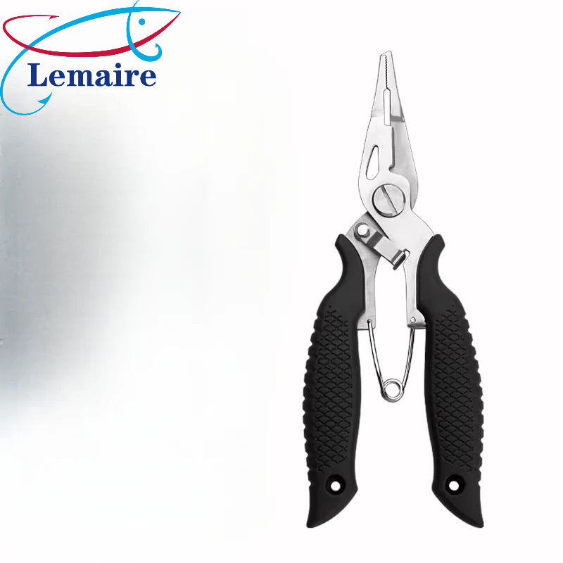 Micro-object Luya pliers stainless steel fishing line cutters fishing tools non-slip fishing pliers multi-function powerful wire cutters/ring openers portable rust-proof fishing tool set