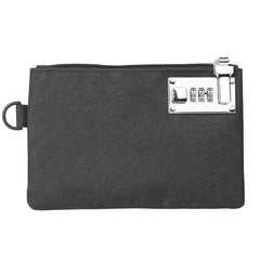 Lockable Money Bag Coin Purse for Cash Passports Credit Cards Storage Cash Bag Men's Card Holder Pocket Clutch with Lock for Men